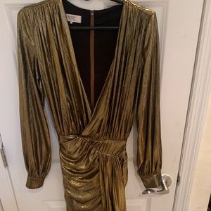 House of CB Gold Metallic Dress
